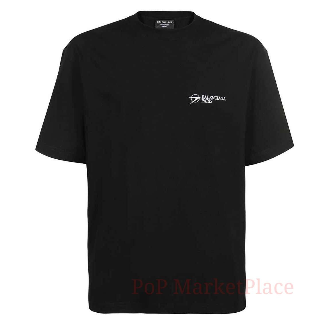 BALENCIAGA: t-shirt in used cotton - Black  Balenciaga t-shirt 612965TLVJ1  online at